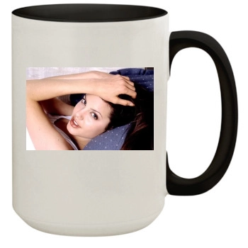 Angelina Jolie 15oz Colored Inner & Handle Mug