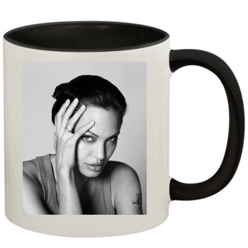 Angelina Jolie 11oz Colored Inner & Handle Mug