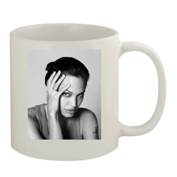 Angelina Jolie 11oz White Mug