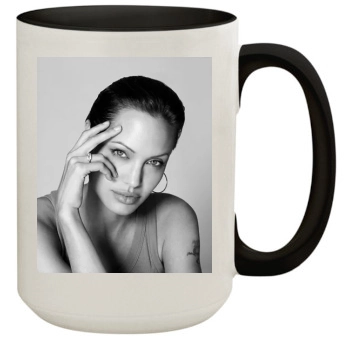 Angelina Jolie 15oz Colored Inner & Handle Mug