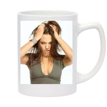 Angelina Jolie 14oz White Statesman Mug