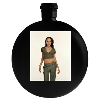 Angelina Jolie Round Flask