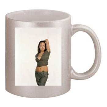 Angelina Jolie 11oz Metallic Silver Mug