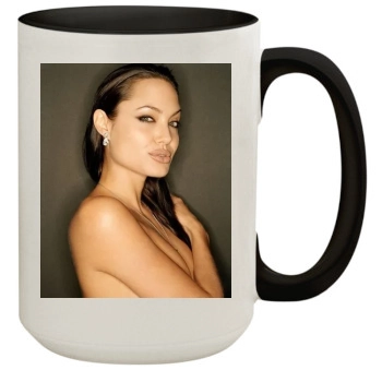 Angelina Jolie 15oz Colored Inner & Handle Mug