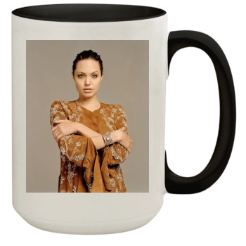 Angelina Jolie 15oz Colored Inner & Handle Mug