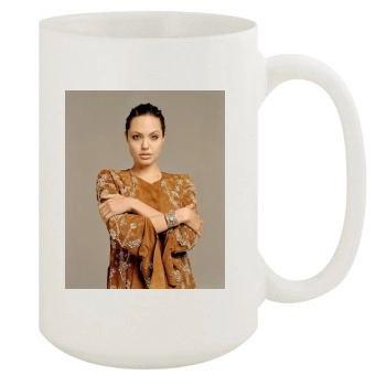 Angelina Jolie 15oz White Mug