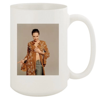 Angelina Jolie 15oz White Mug