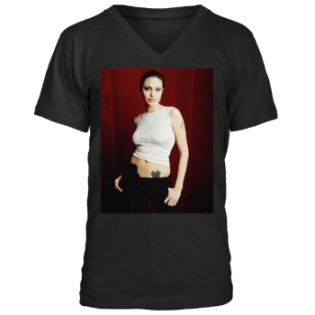 Angelina Jolie Men's V-Neck T-Shirt