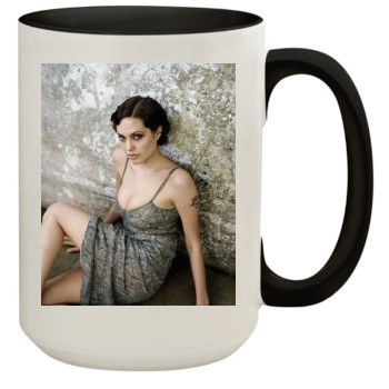 Angelina Jolie 15oz Colored Inner & Handle Mug