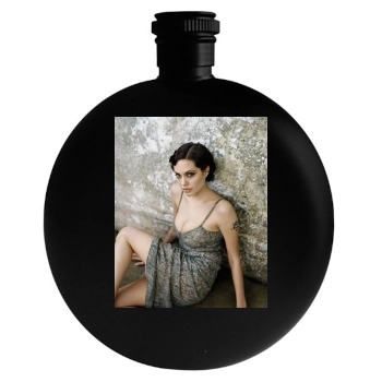 Angelina Jolie Round Flask