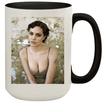 Angelina Jolie 15oz Colored Inner & Handle Mug