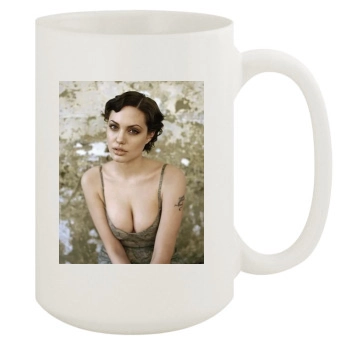 Angelina Jolie 15oz White Mug