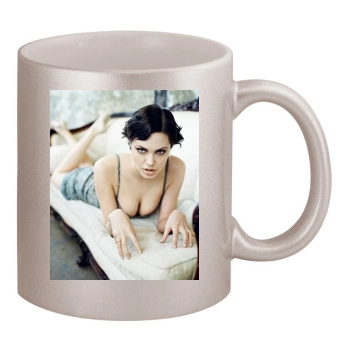 Angelina Jolie 11oz Metallic Silver Mug