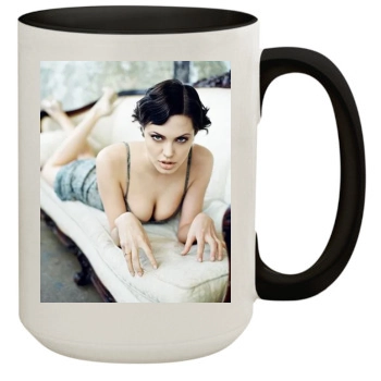 Angelina Jolie 15oz Colored Inner & Handle Mug