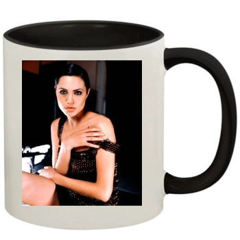 Angelina Jolie 11oz Colored Inner & Handle Mug