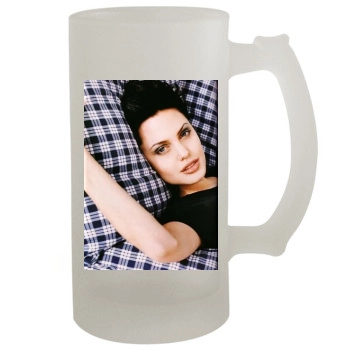 Angelina Jolie 16oz Frosted Beer Stein