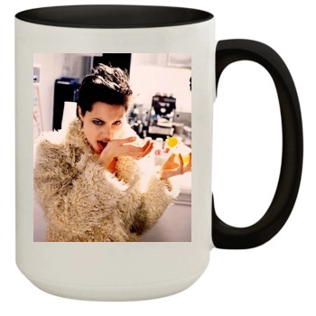 Angelina Jolie 15oz Colored Inner & Handle Mug