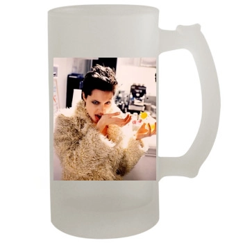 Angelina Jolie 16oz Frosted Beer Stein