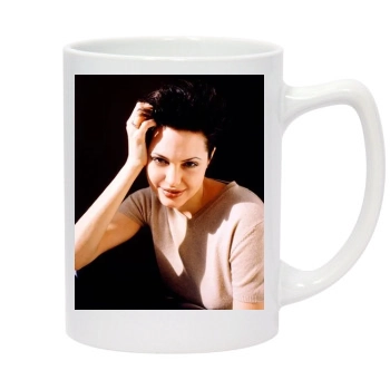 Angelina Jolie 14oz White Statesman Mug