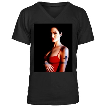 Angelina Jolie Men's V-Neck T-Shirt