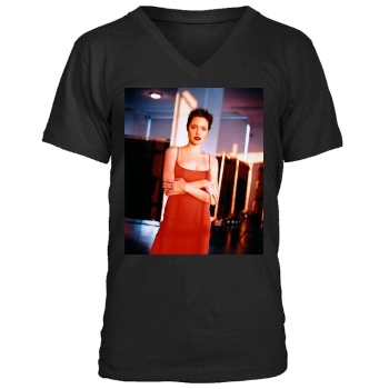 Angelina Jolie Men's V-Neck T-Shirt