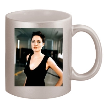 Angelina Jolie 11oz Metallic Silver Mug