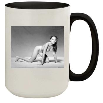 Angelina Jolie 15oz Colored Inner & Handle Mug