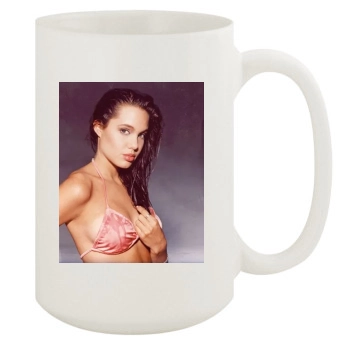 Angelina Jolie 15oz White Mug