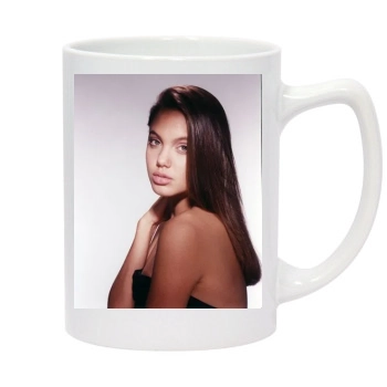 Angelina Jolie 14oz White Statesman Mug