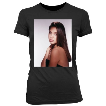 Angelina Jolie Women's Junior Cut Crewneck T-Shirt