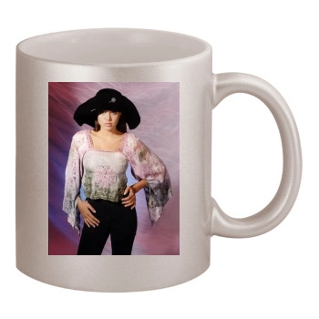 Angelina Jolie 11oz Metallic Silver Mug