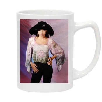 Angelina Jolie 14oz White Statesman Mug