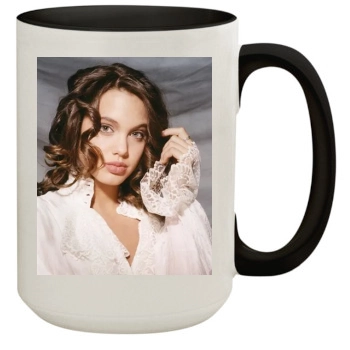 Angelina Jolie 15oz Colored Inner & Handle Mug