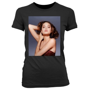 Angelina Jolie Women's Junior Cut Crewneck T-Shirt