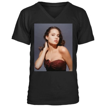 Angelina Jolie Men's V-Neck T-Shirt