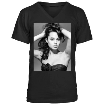 Angelina Jolie Men's V-Neck T-Shirt