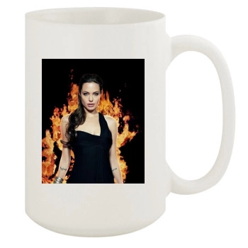 Angelina Jolie 15oz White Mug