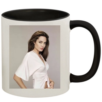 Angelina Jolie 11oz Colored Inner & Handle Mug