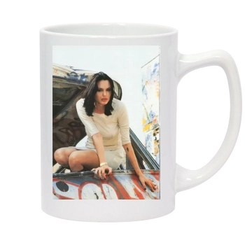 Angelina Jolie 14oz White Statesman Mug