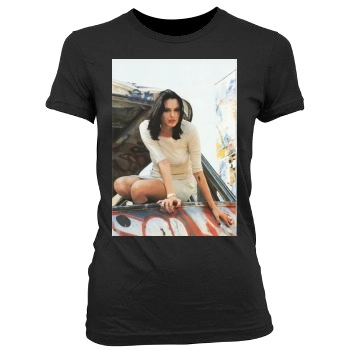 Angelina Jolie Women's Junior Cut Crewneck T-Shirt