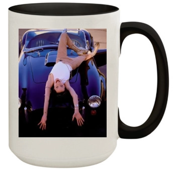 Angelina Jolie 15oz Colored Inner & Handle Mug