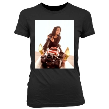 Angelina Jolie Women's Junior Cut Crewneck T-Shirt