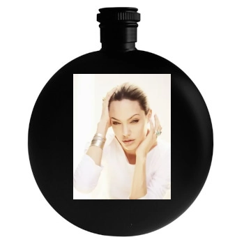 Angelina Jolie Round Flask