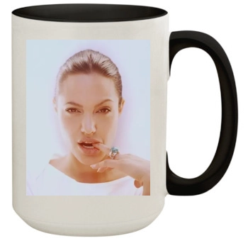 Angelina Jolie 15oz Colored Inner & Handle Mug