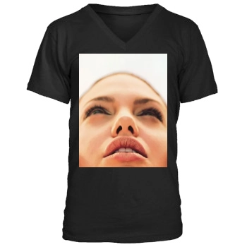 Angelina Jolie Men's V-Neck T-Shirt