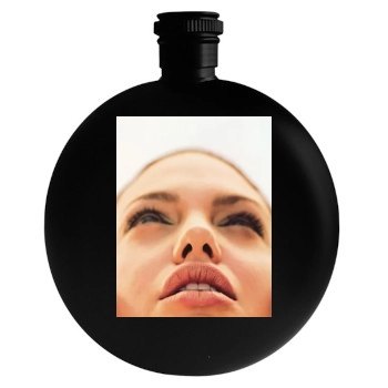 Angelina Jolie Round Flask