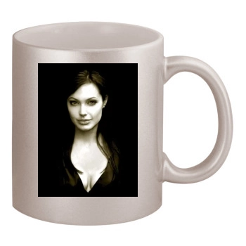 Angelina Jolie 11oz Metallic Silver Mug