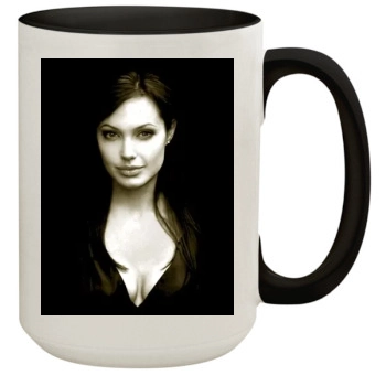 Angelina Jolie 15oz Colored Inner & Handle Mug