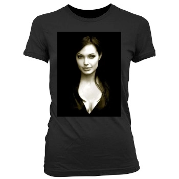 Angelina Jolie Women's Junior Cut Crewneck T-Shirt