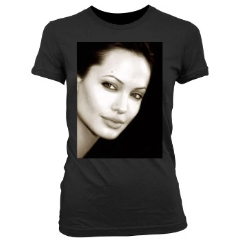 Angelina Jolie Women's Junior Cut Crewneck T-Shirt